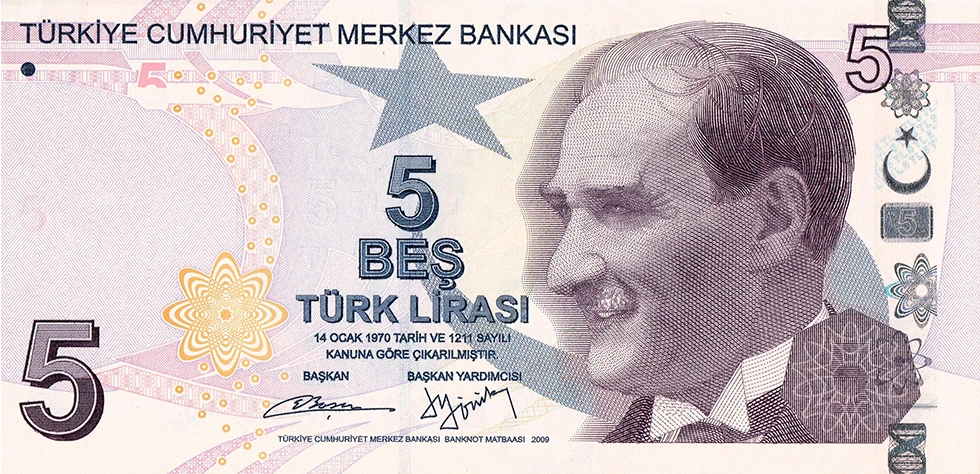 5 Türk Lirası